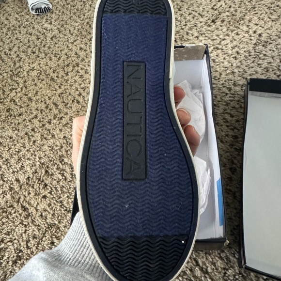 New in box kids Tan Boat Shoes Nautical size 2 - Picture 3 of 8